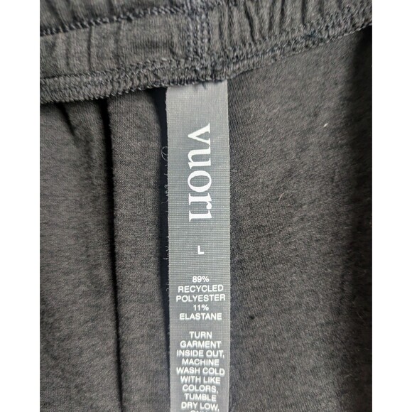 Vuori Men's Jogger Pants Sweatpants in Black Size Large Drawstring 27" Inseam - Picture 5 of 6